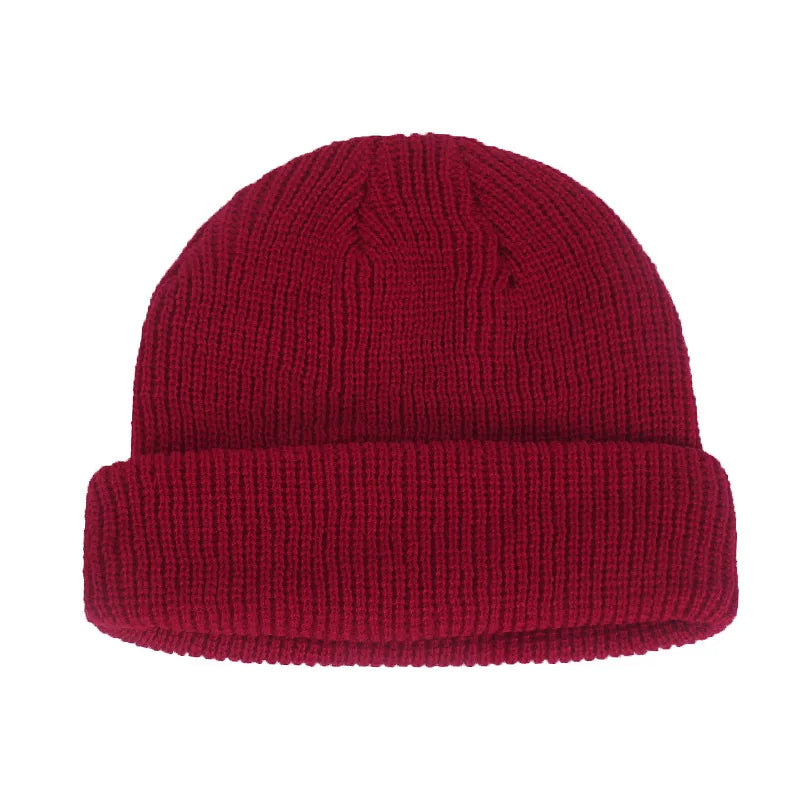 Winter Hats for Unisex New Beanies Knitted Solid Fluorescent Caps Warmer Casual Beanies Trendy Hat All-match Multicolor Candy
