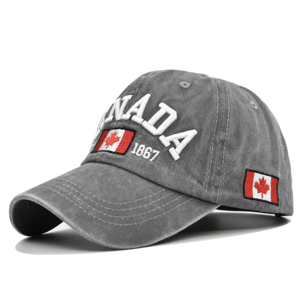 Men And Women Letters Fashion Trend Hat CANADA Letters Baseball Cap Cotton Versatile Baseball Cap