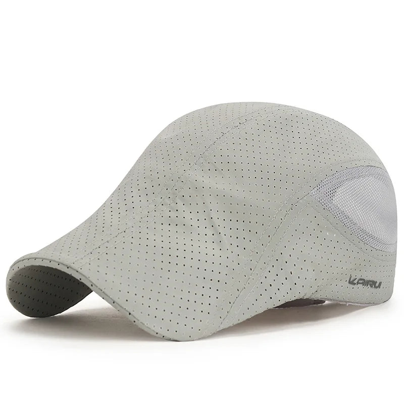 New Laser Perforated Breathable Forward Hat For Men's Sunshade Bailey Cap In Summer