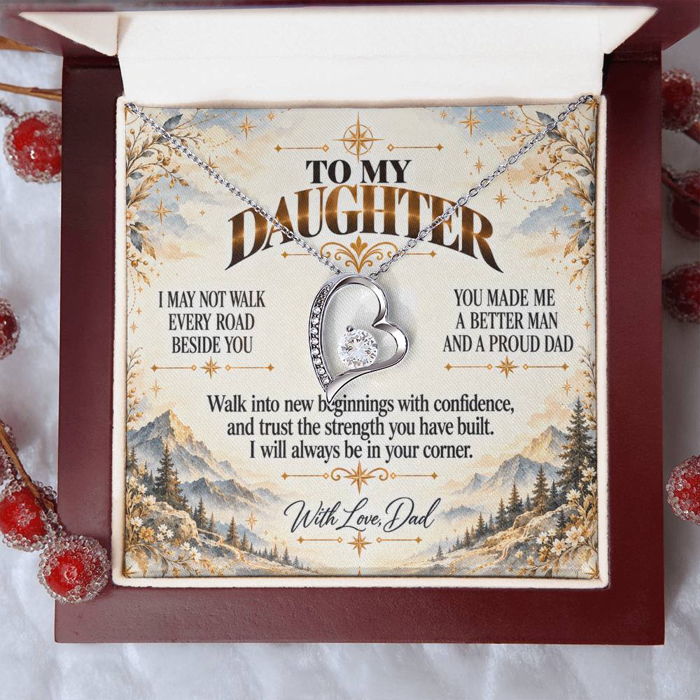 C449 - The Greatest Gift Life Gave Me Was The Chance To Love You As Your Dad - Forever Love Necklace