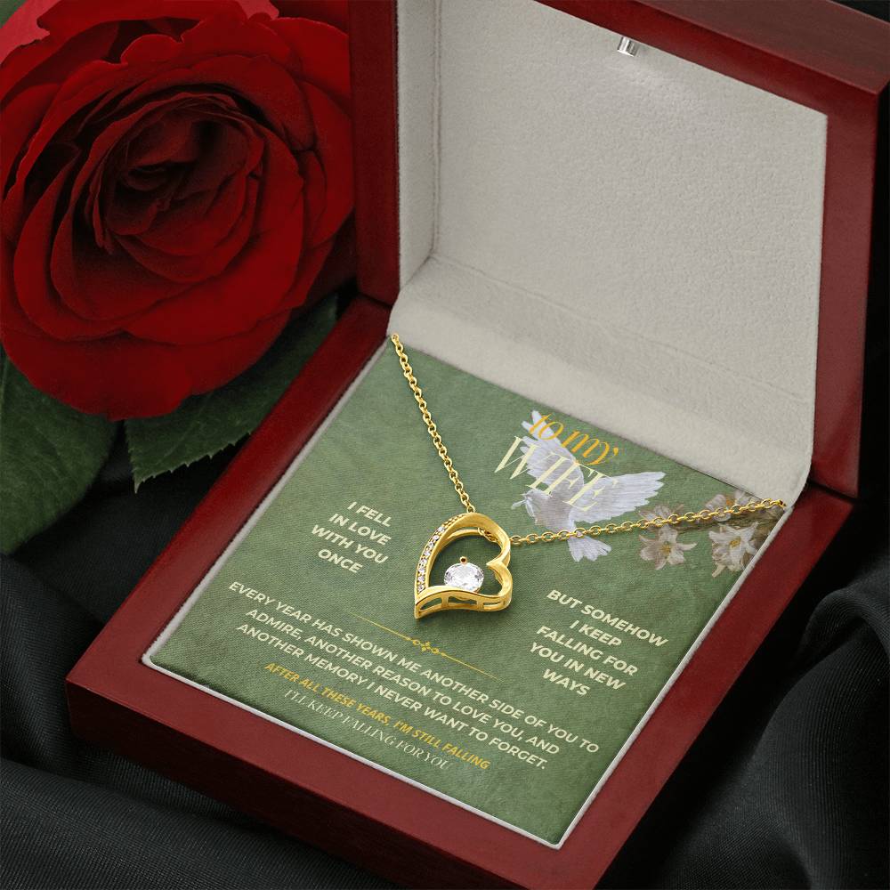 S139 - I’ll Keep Falling For You – Forever Love Necklace From Husband