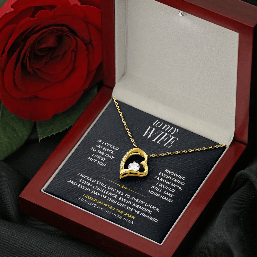 S97 - I’d Marry You All Over Again – Forever Love Necklace From Husband