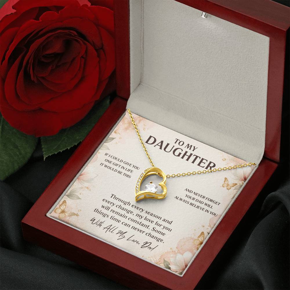 C53 - If I Could Give You One Gift It Would Be To See Yourself Through My Eyes - Forever Love Necklace