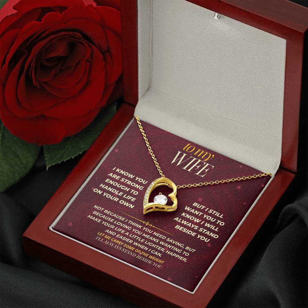 S171 - You Are The Woman I Want To Protect And Love – Forever Love Necklace From Husband