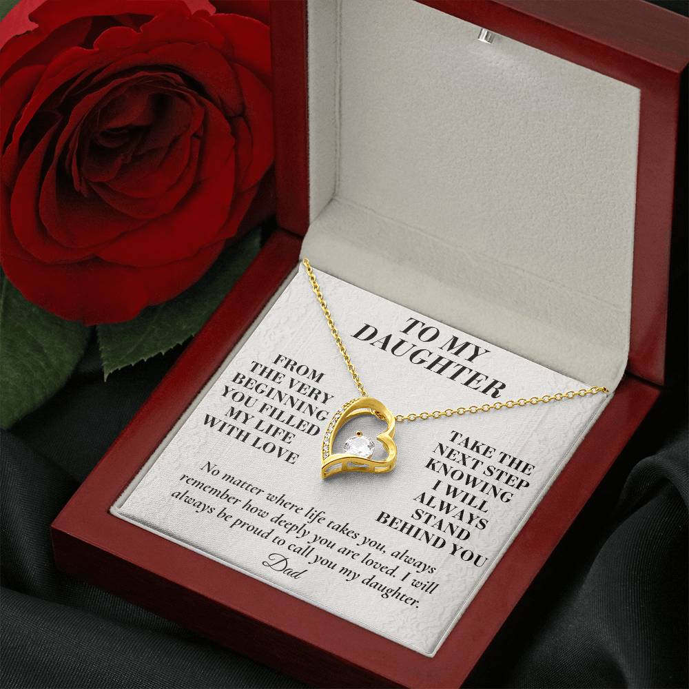 C156 - From The Very Beginning You Filled My Life With Love Pride And Joy - Forever Love Necklace