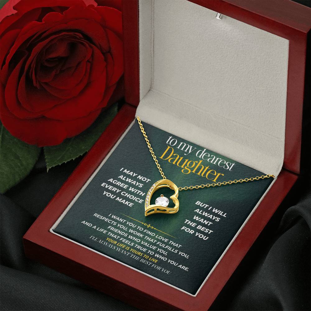 S246 - I’ll Always Want The Best For You – Forever Love Necklace From Dad