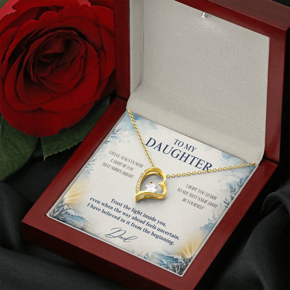 C21 - I Hope You Always See The Light In Yourself That I Have Seen Since The Beginning - Forever Love Necklace