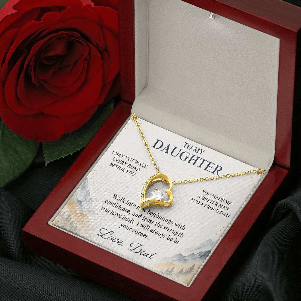 C99 - The Greatest Gift Life Gave Me Was The Chance To Love You As Your Dad - Forever Love Necklace