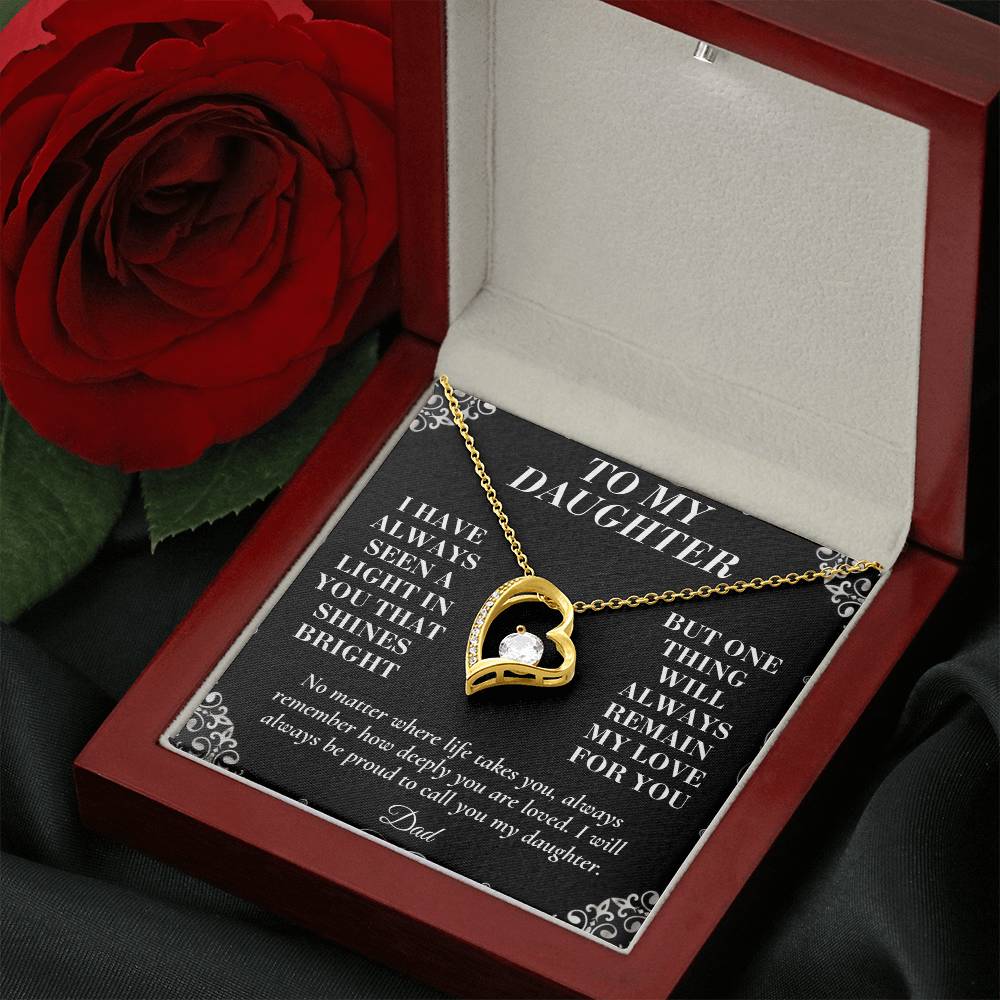 C196 - When Life Asks You To Be Strong Remember You Have Always Been Stronger Than You Know - Forever Love Necklace