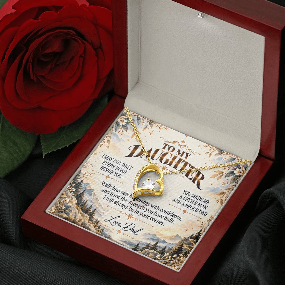 C499 - The Greatest Gift Life Gave Me Was The Chance To Love You As Your Dad - Forever Love Necklace
