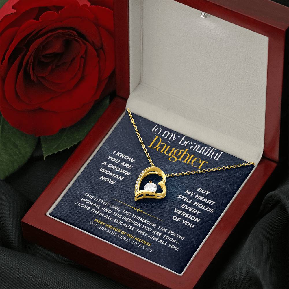 S270 - You Are The Little Girl I Carry In My Heart – Forever Love Necklace From Dad