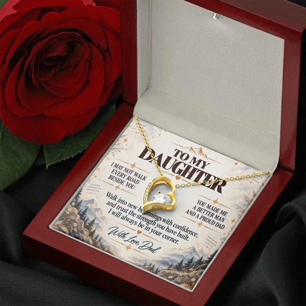 C249 - The Greatest Gift Life Gave Me Was The Chance To Love You As Your Dad - Forever Love Necklace