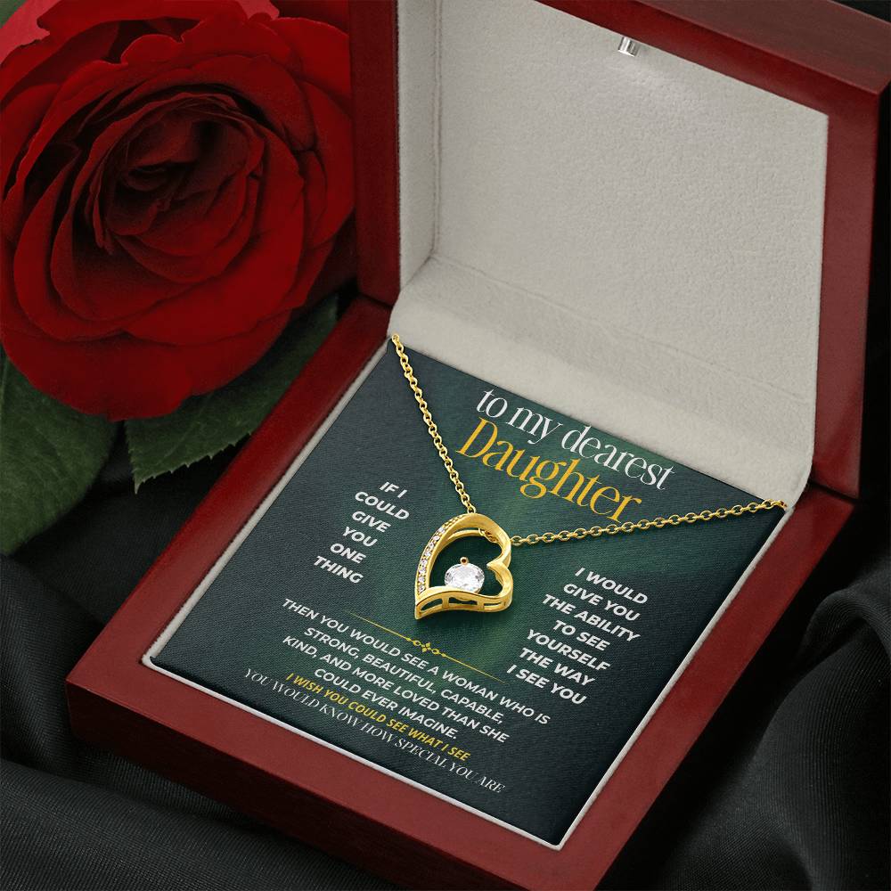 S249 - If I Could Give You One Thing – Forever Love Necklace From Dad