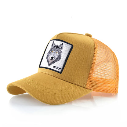 Baseball Caps Men Snapback Hip Hop Hats With Eagle Patch Streetwear Trucker Caps Women Spring Summer Breathable Mesh Visor Bones
