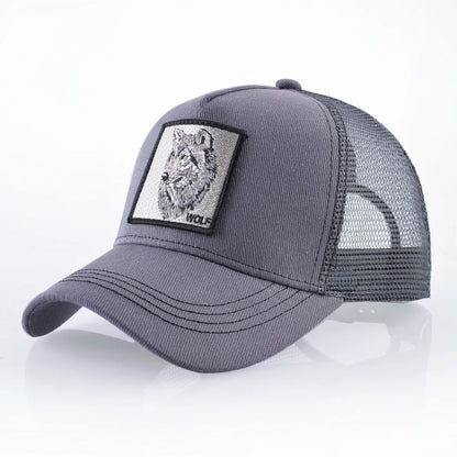 Baseball Caps Men Snapback Hip Hop Hats With Eagle Patch Streetwear Trucker Caps Women Spring Summer Breathable Mesh Visor Bones