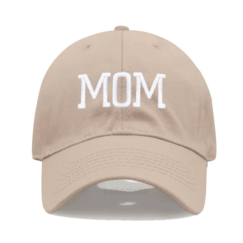 DAD MOM Embroidery Baseball Cap Fashion Women Men Hat Sport Visors Snapback Cap Sun Hat Breathable Outdoor Caps