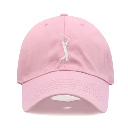 Play Golf Embroidery Baseball Cap For Men Women Washed Cotton Dad Hat Adjustable Unisex Casual Sports Caps