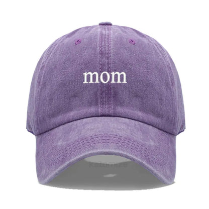 New dad mom Embroidery Soft Cotton Baseball Cap Fashion Women Men Hat Sport Visors Snapback Cap Sun Hat Breathable Outdoor Caps