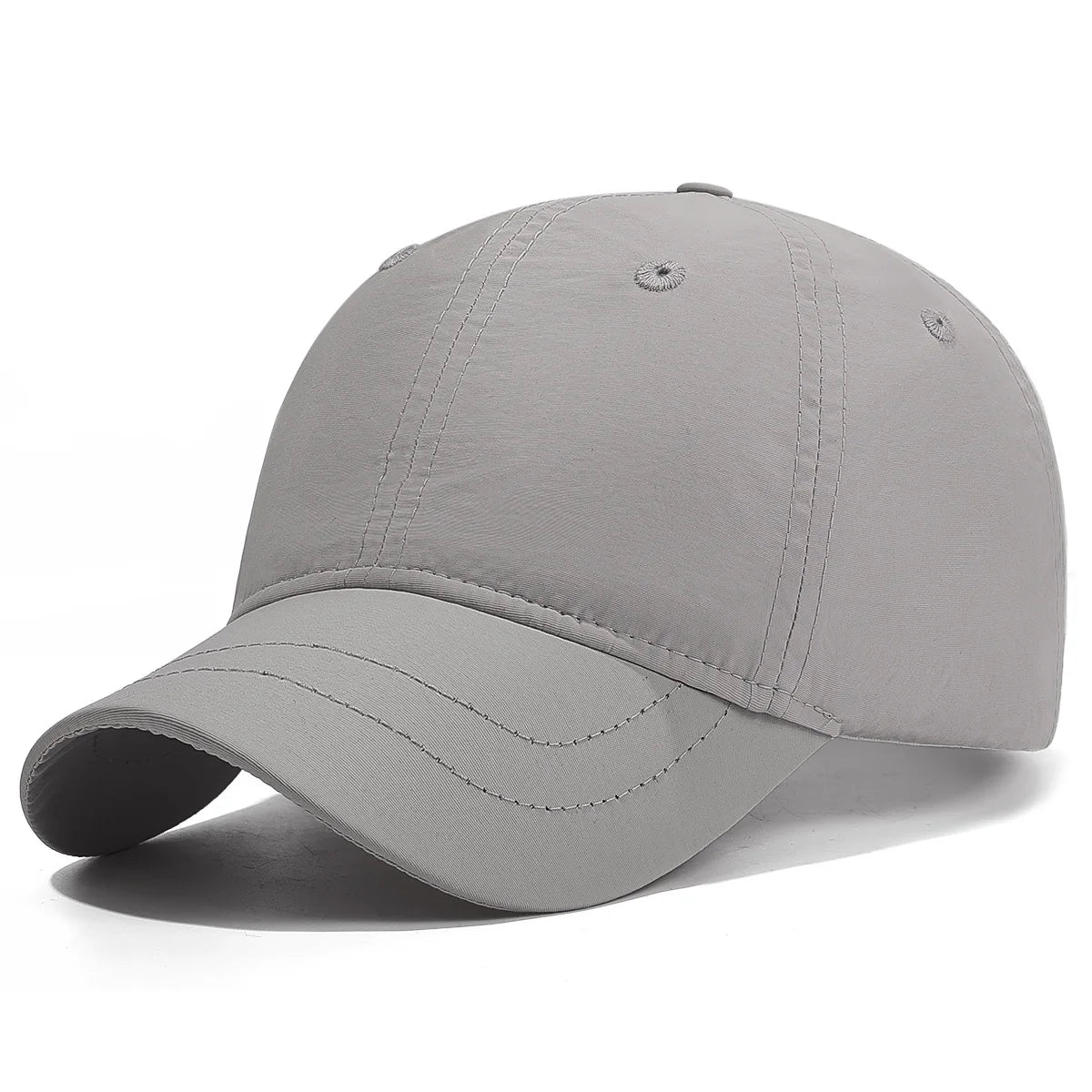 New Plain Baseball Cap, Korean Style, Waterproof, Duckbill Hat for Men and Women, Outdoor Travel, Hiking, Casual Sun Hat