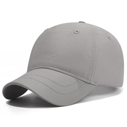 New Plain Baseball Cap, Korean Style, Waterproof, Duckbill Hat for Men and Women, Outdoor Travel, Hiking, Casual Sun Hat