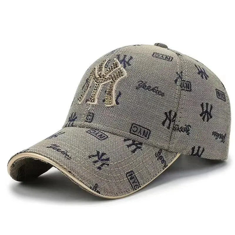 Spring And Autumn New Men's And Women's Baseball Caps Korean Fashion Embroidery Letter Caps Outdoor Leisure Travel Sun Hats