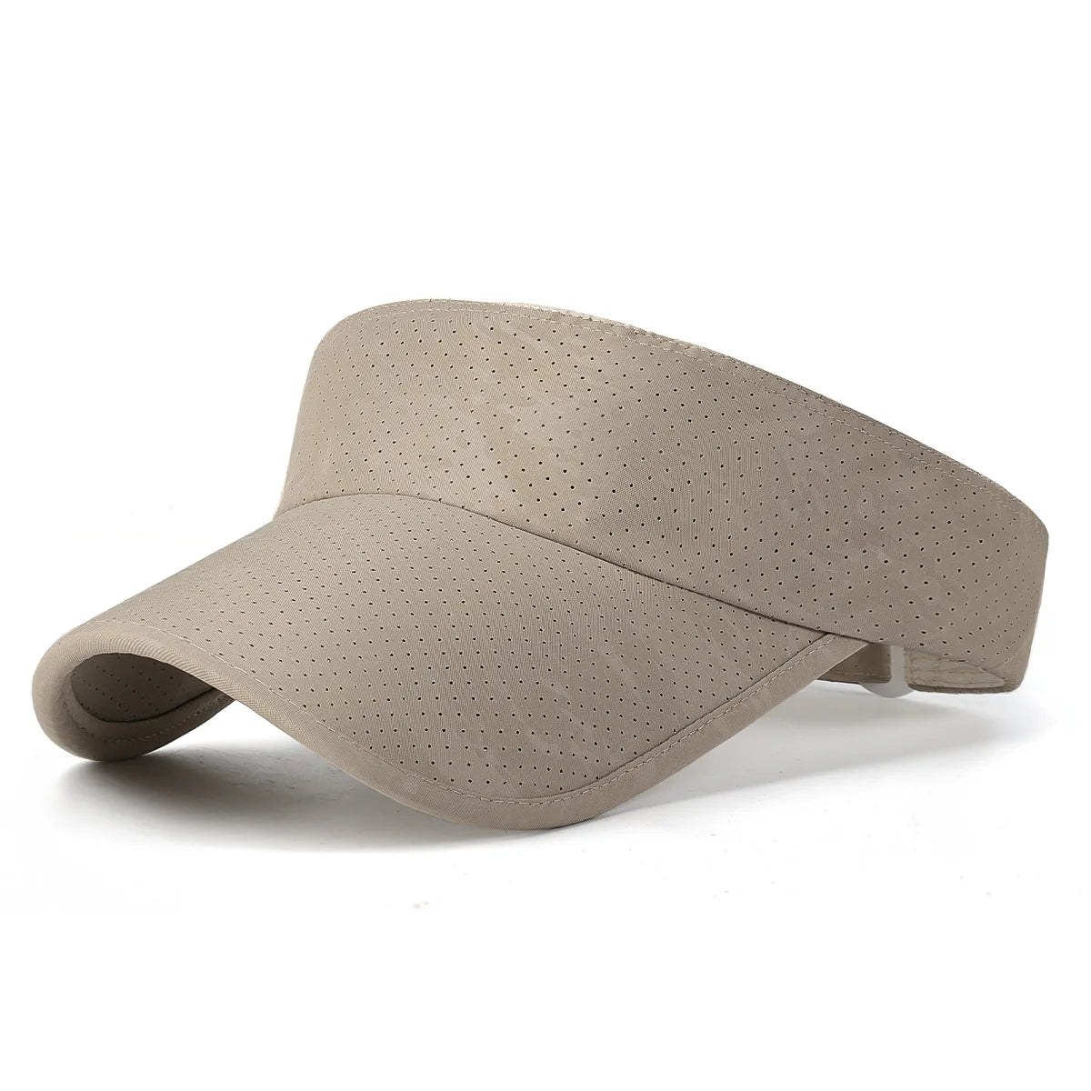 Summer new style plain extended brim sun protection open-top hat, outdoor sports perforated sun-shading baseball cap, quick-dry