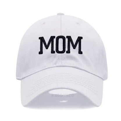 DAD MOM Embroidery Baseball Cap Fashion Women Men Hat Sport Visors Snapback Cap Sun Hat Breathable Outdoor Caps