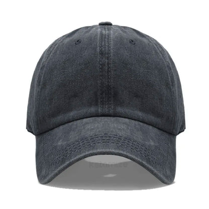 Solid Color Baseball Cap Women's Plain Sport Golf Cap for Man Washed Cotton Dad Hat Sun Hats