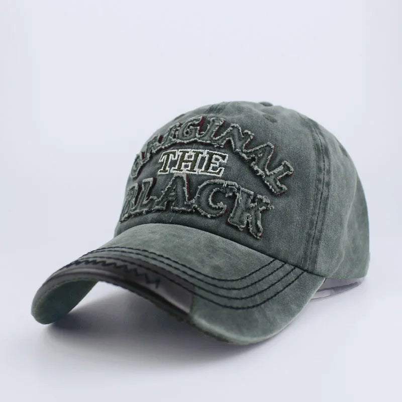 New Retro Letter Embroidery Baseball Caps Women Men Snapback Hip Hop Hat Cotton Adjustable Spring Summer Outdoor Casual Sun Hats