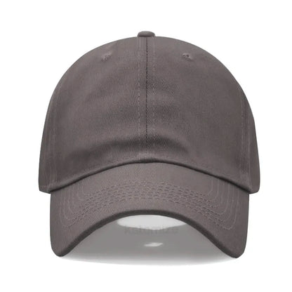 Solid Color Baseball Cap Women's Plain Sport Golf Cap for Man Washed Cotton Dad Hat Sun Hats