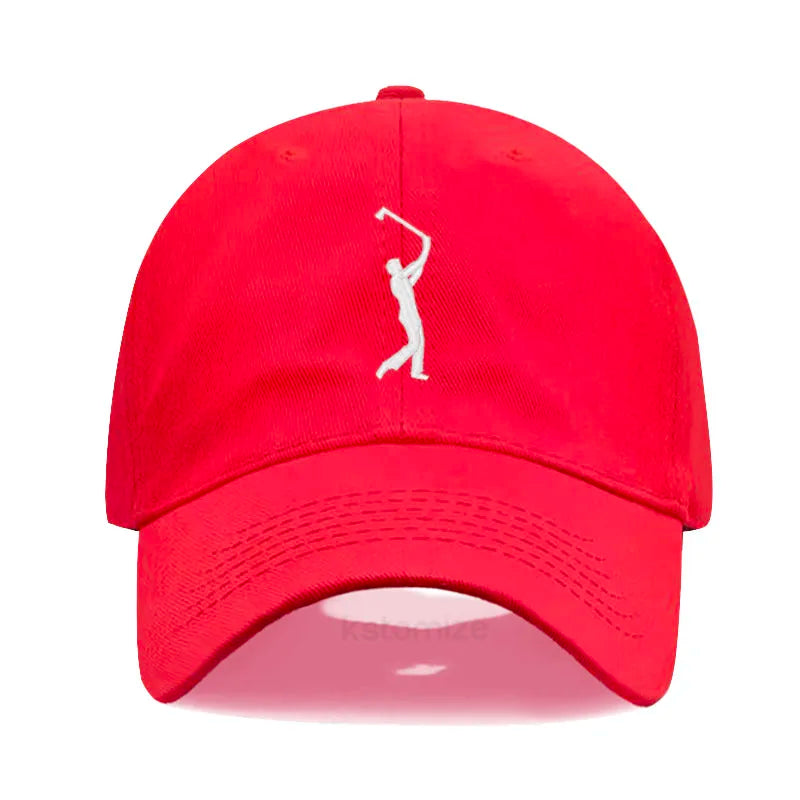 Play Golf Embroidery Baseball Cap For Men Women Washed Cotton Dad Hat Adjustable Unisex Casual Sports Caps