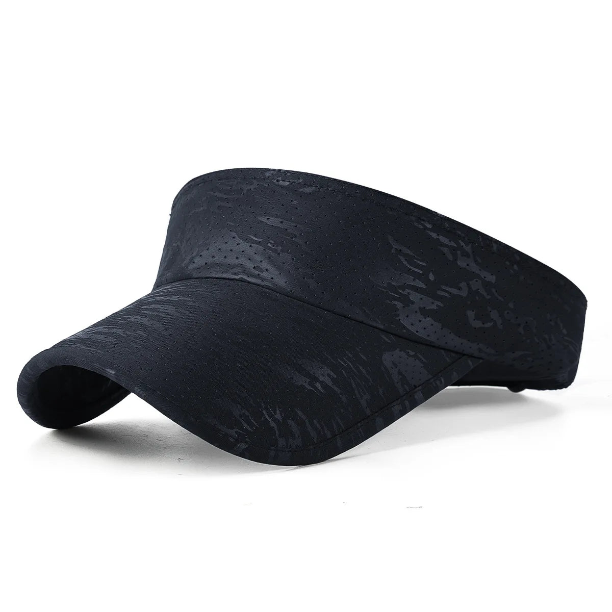 Summer new style plain extended brim sun protection open-top hat, outdoor sports perforated sun-shading baseball cap, quick-dry