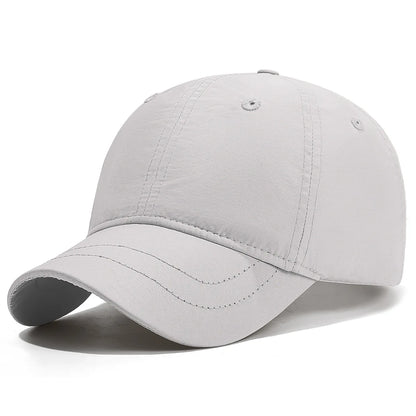 New Plain Baseball Cap, Korean Style, Waterproof, Duckbill Hat for Men and Women, Outdoor Travel, Hiking, Casual Sun Hat