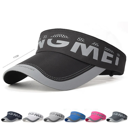 Summer Quick-Dry Open-Top Hat Printed Dingmei Sun Hat For Outdoor Sports, Running, And Casual Baseball Cap