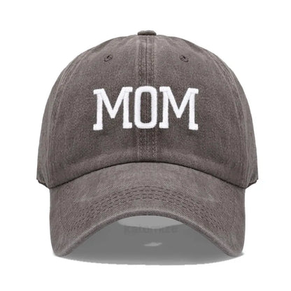 DAD MOM Embroidery Baseball Cap Fashion Women Men Hat Sport Visors Snapback Cap Sun Hat Breathable Outdoor Caps