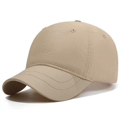 New Plain Baseball Cap, Korean Style, Waterproof, Duckbill Hat for Men and Women, Outdoor Travel, Hiking, Casual Sun Hat