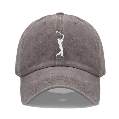 Play Golf Embroidery Baseball Cap For Men Women Washed Cotton Dad Hat Adjustable Unisex Casual Sports Caps