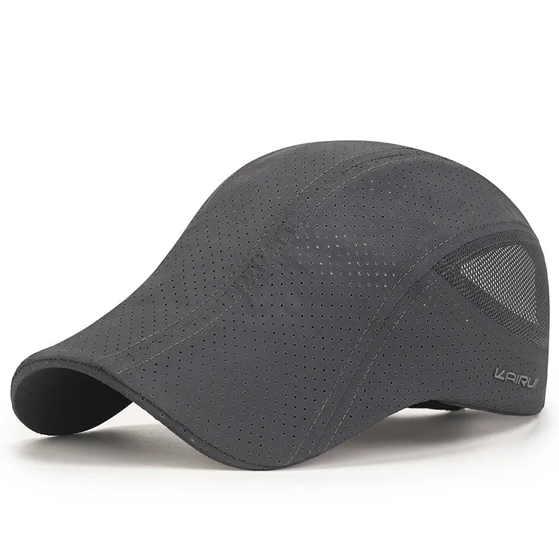 New Laser Perforated Breathable Forward Hat For Men's Sunshade Bailey Cap In Summer