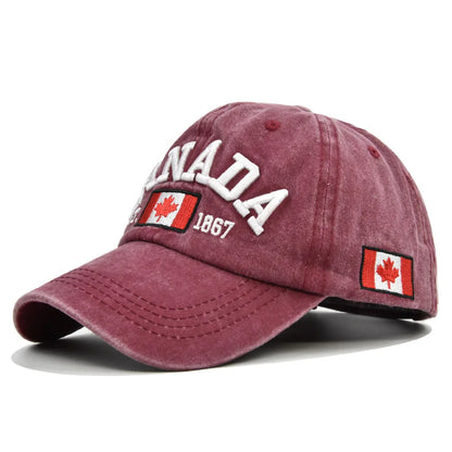 Men And Women Letters Fashion Trend Hat CANADA Letters Baseball Cap Cotton Versatile Baseball Cap