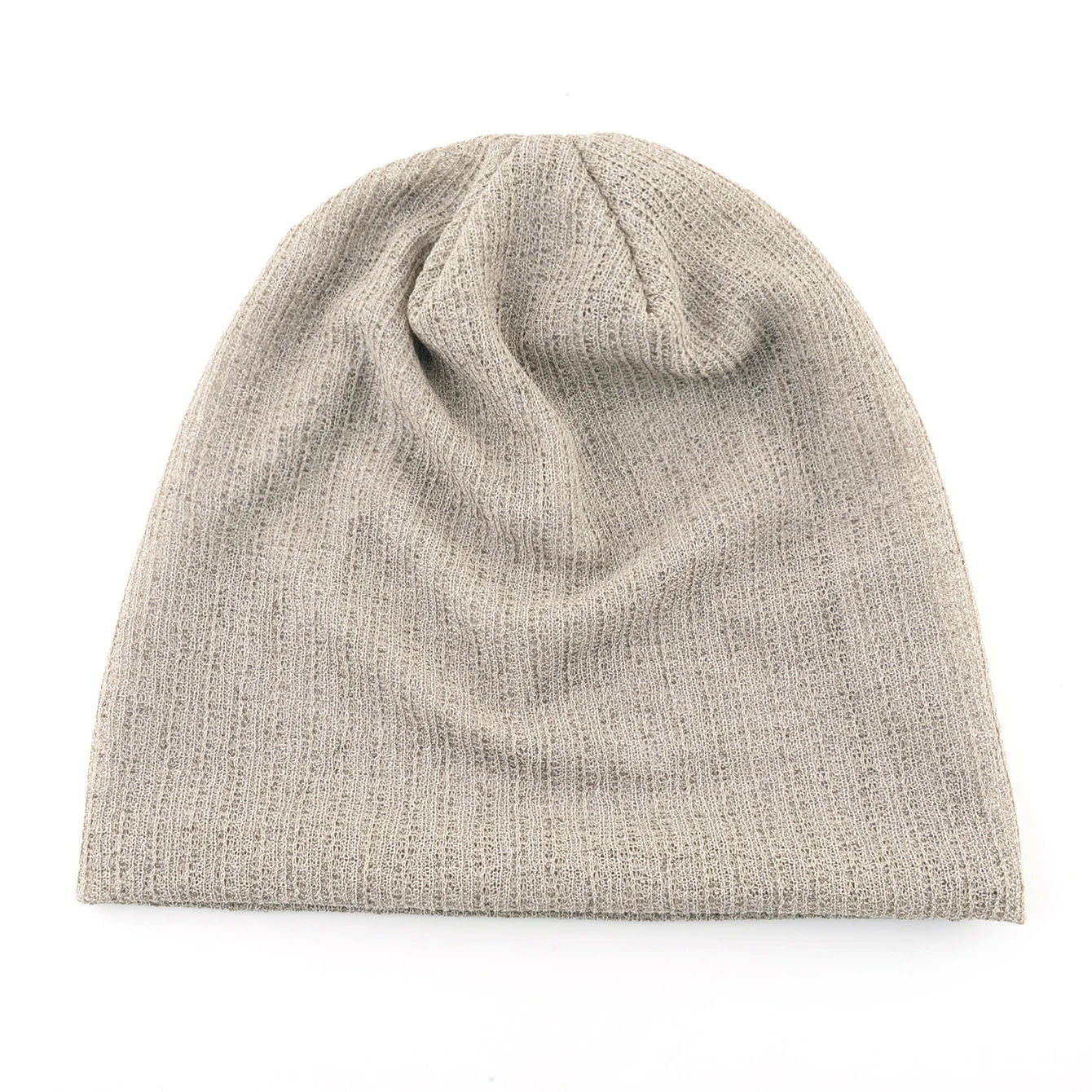 Unisex Knit Thin Slouchy Beanie Stretchy Breathable Classic Pull-On Hat For Spring Summer Daily Outdoor Sports Casual Hats