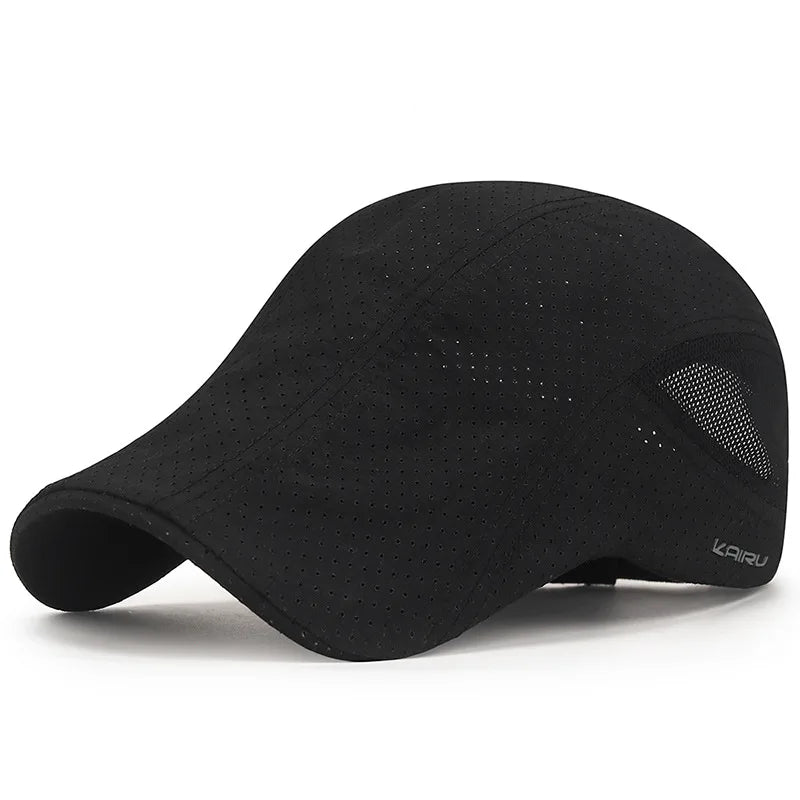 New Laser Perforated Breathable Forward Hat For Men's Sunshade Bailey Cap In Summer