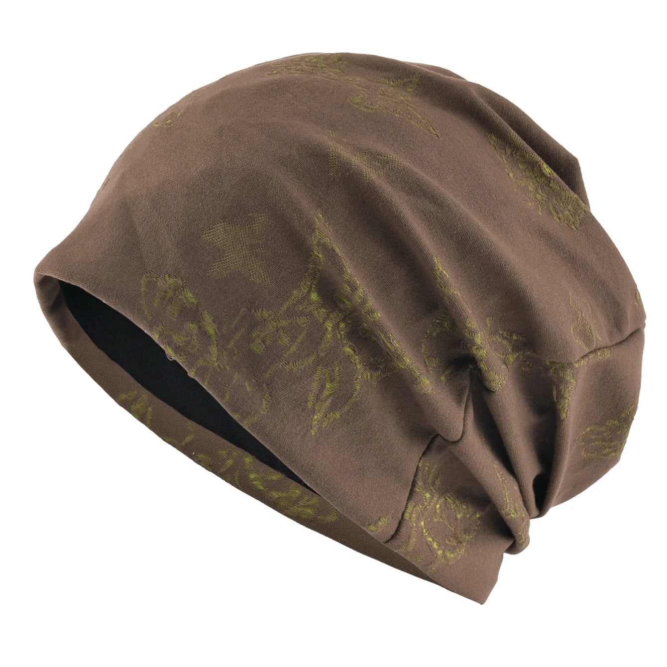 Women's Two-Tone Sheer Knit Butterfly Hollow-Out Beanie Hat Ladies Spring Autumn Soft Breathable Sports Casual Bonnet Cap