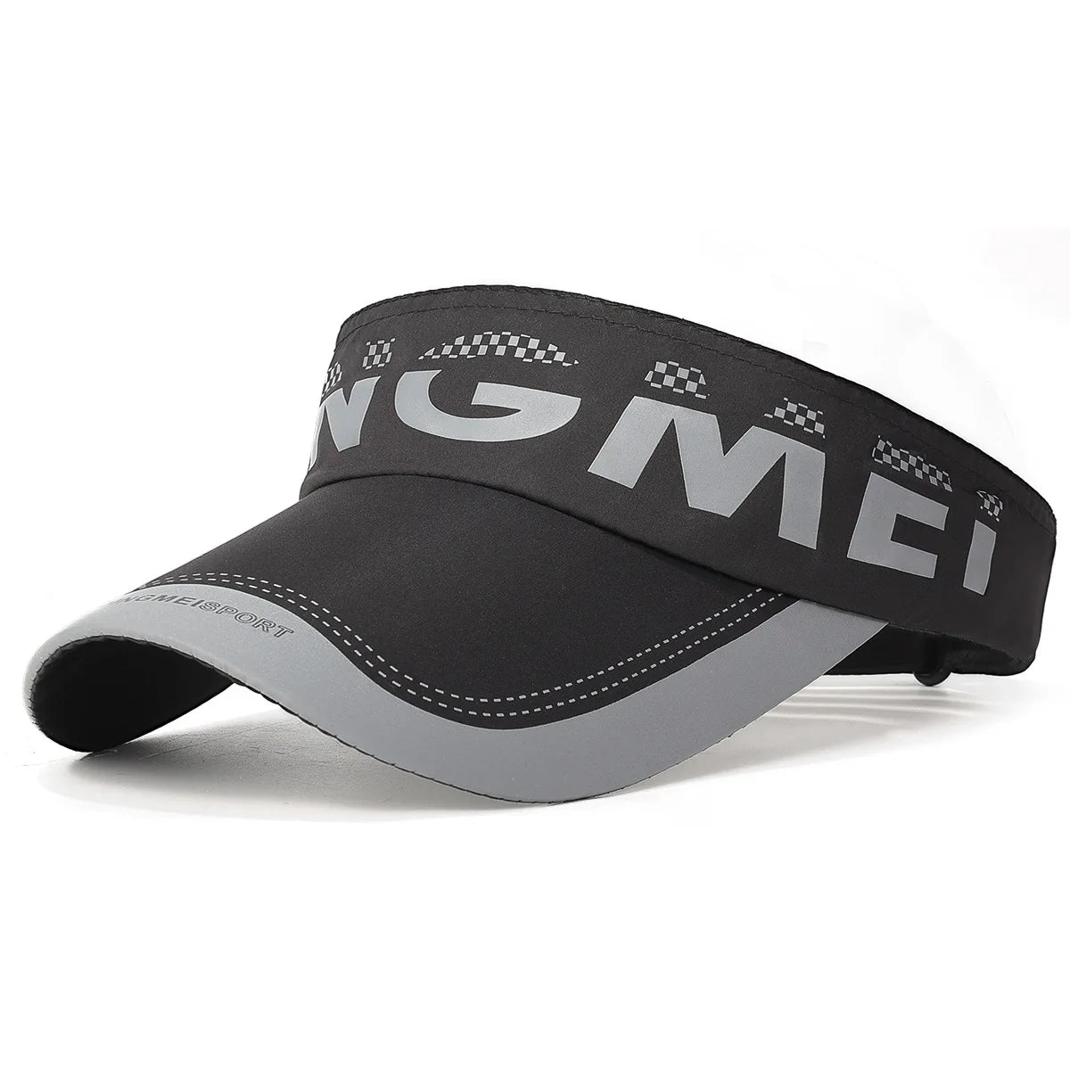 Summer Quick-Dry Open-Top Hat Printed Dingmei Sun Hat For Outdoor Sports, Running, And Casual Baseball Cap