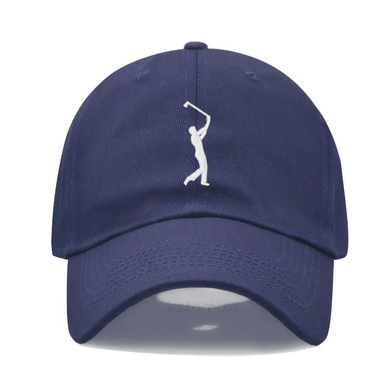 Play Golf Embroidery Baseball Cap For Men Women Washed Cotton Dad Hat Adjustable Unisex Casual Sports Caps