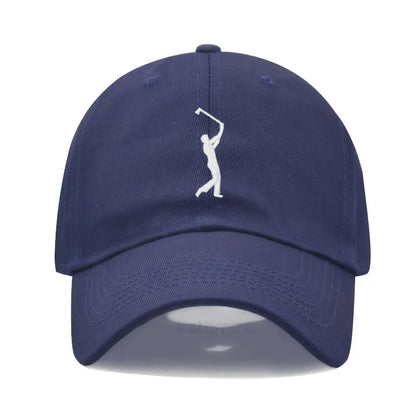 Play Golf Embroidery Baseball Cap For Men Women Washed Cotton Dad Hat Adjustable Unisex Casual Sports Caps
