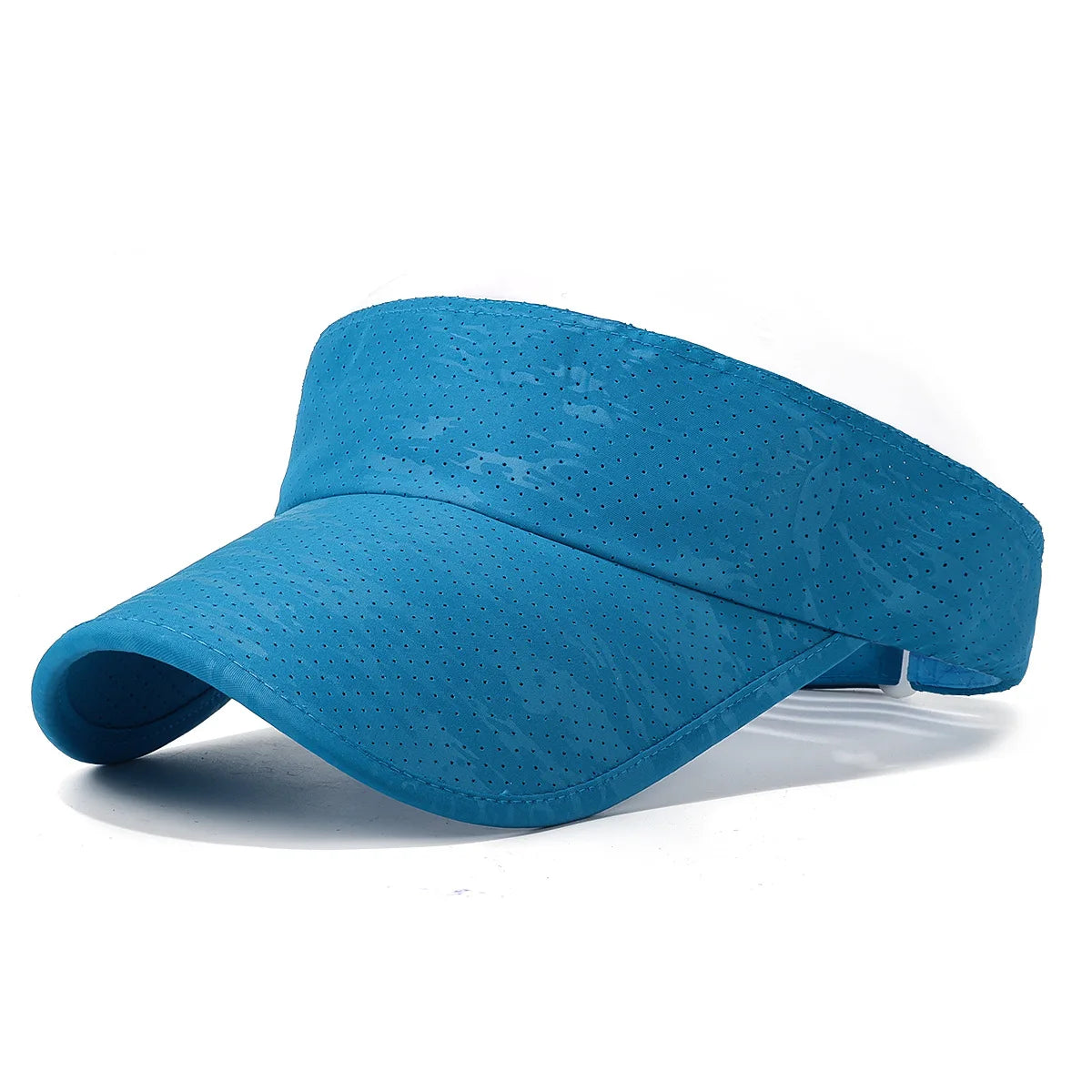 Summer new style plain extended brim sun protection open-top hat, outdoor sports perforated sun-shading baseball cap, quick-dry