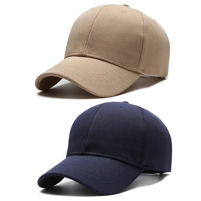 Pineapple Cloth Light Plate Simple Hat Men'S Casual Baseball Cap Fashion Visor Hat Minimalist Female Cap, Big Head Circumference