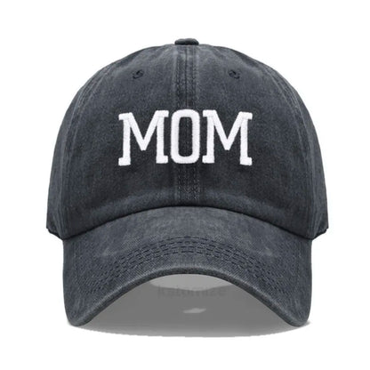 DAD MOM Embroidery Baseball Cap Fashion Women Men Hat Sport Visors Snapback Cap Sun Hat Breathable Outdoor Caps