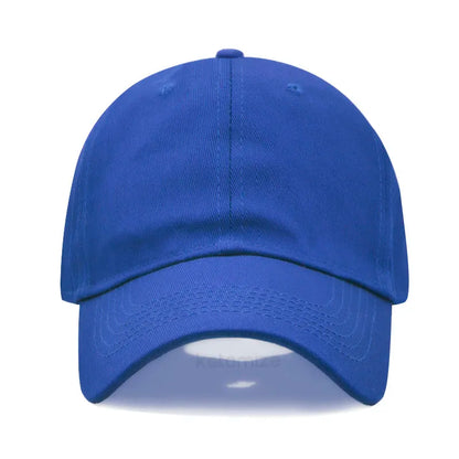Solid Color Baseball Cap Women's Plain Sport Golf Cap for Man Washed Cotton Dad Hat Sun Hats