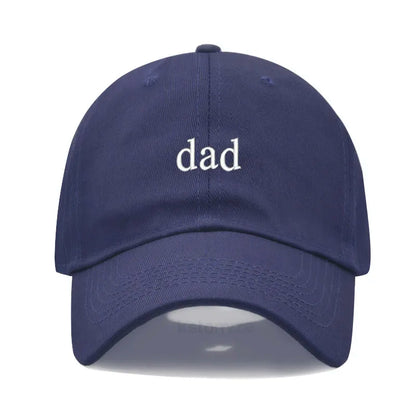 New dad mom Embroidery Soft Cotton Baseball Cap Fashion Women Men Hat Sport Visors Snapback Cap Sun Hat Breathable Outdoor Caps